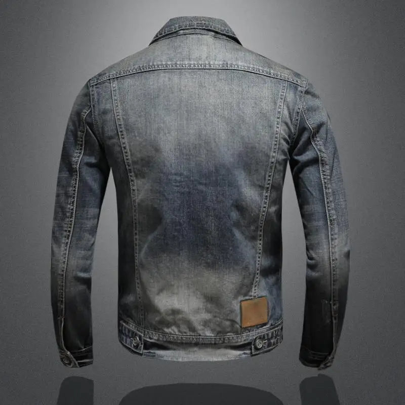 Retro Denim Jacket for Men - Model Carl