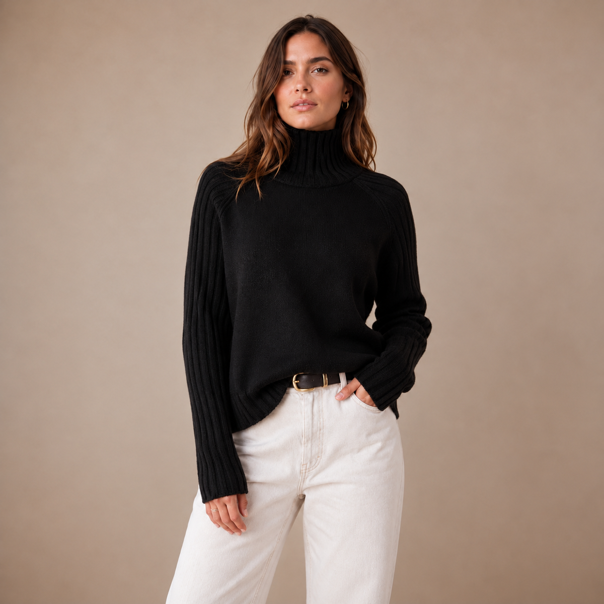 Nora Jumper — Ribbed Roll Neck — photo 1 — en-p22-m0