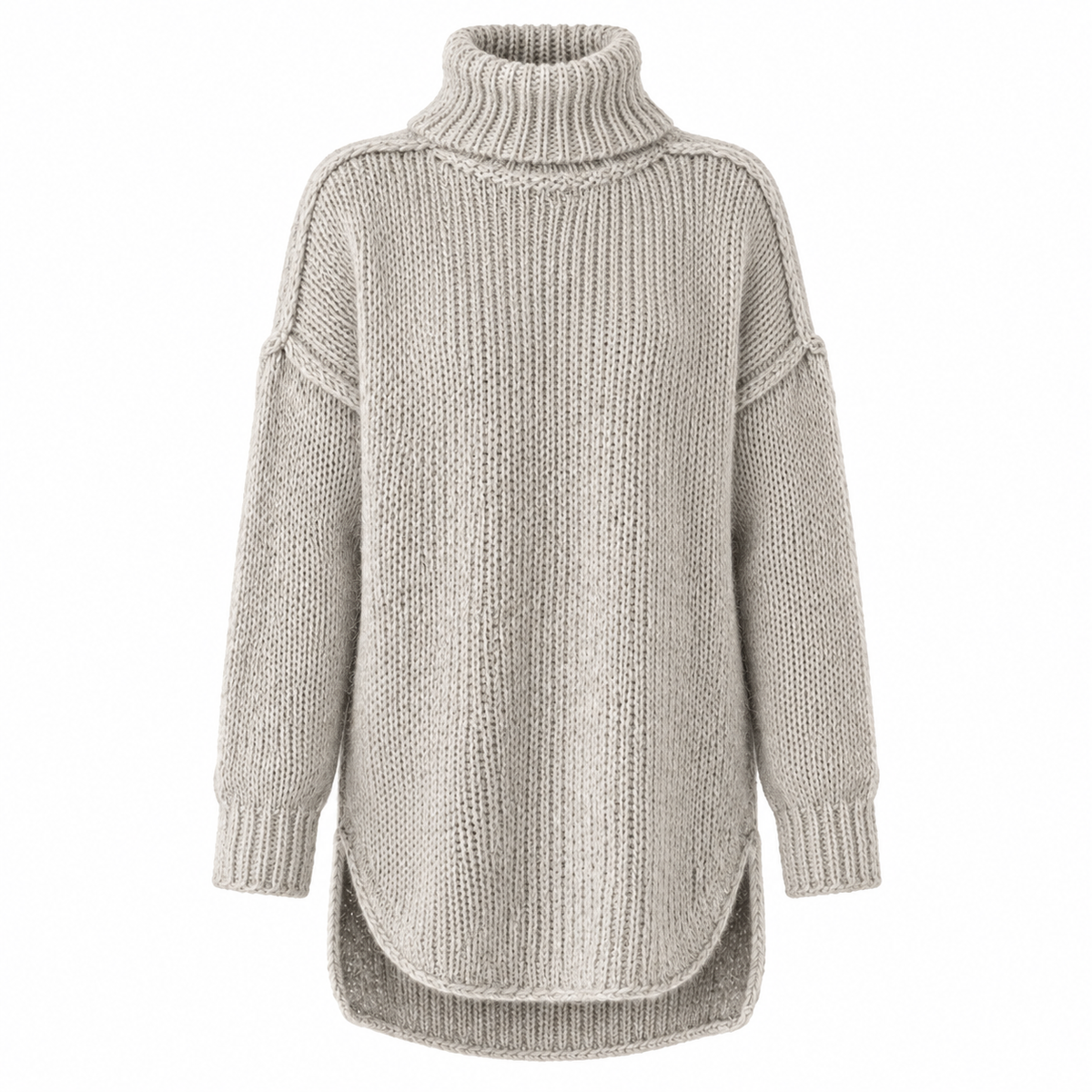 Eira Jumper — Relaxed Roll Neck — Unique, product only on white background — en-p27-m2