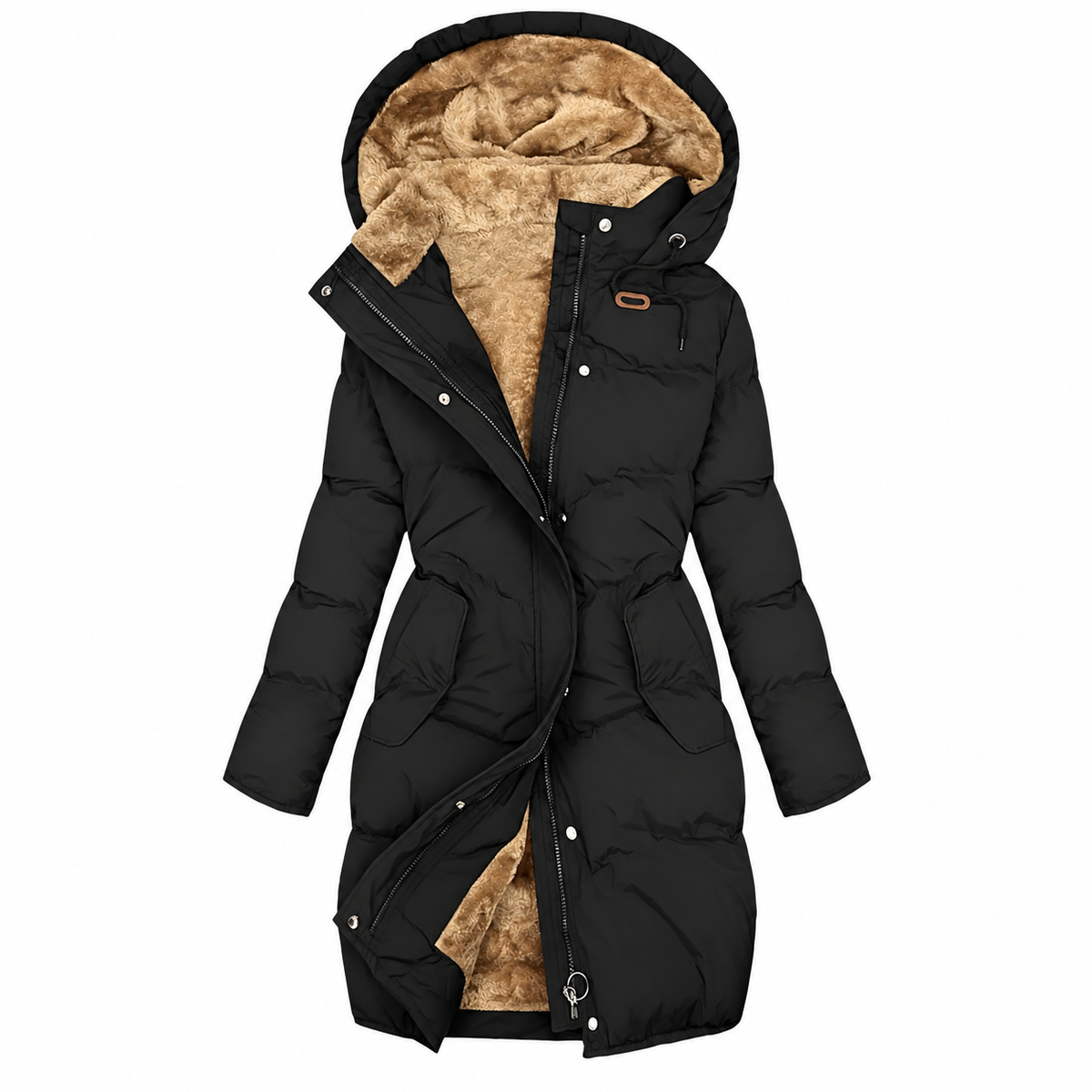 Ronja Puffer Coat — Adjustable Waist — square gallery photo — en-p3-m4