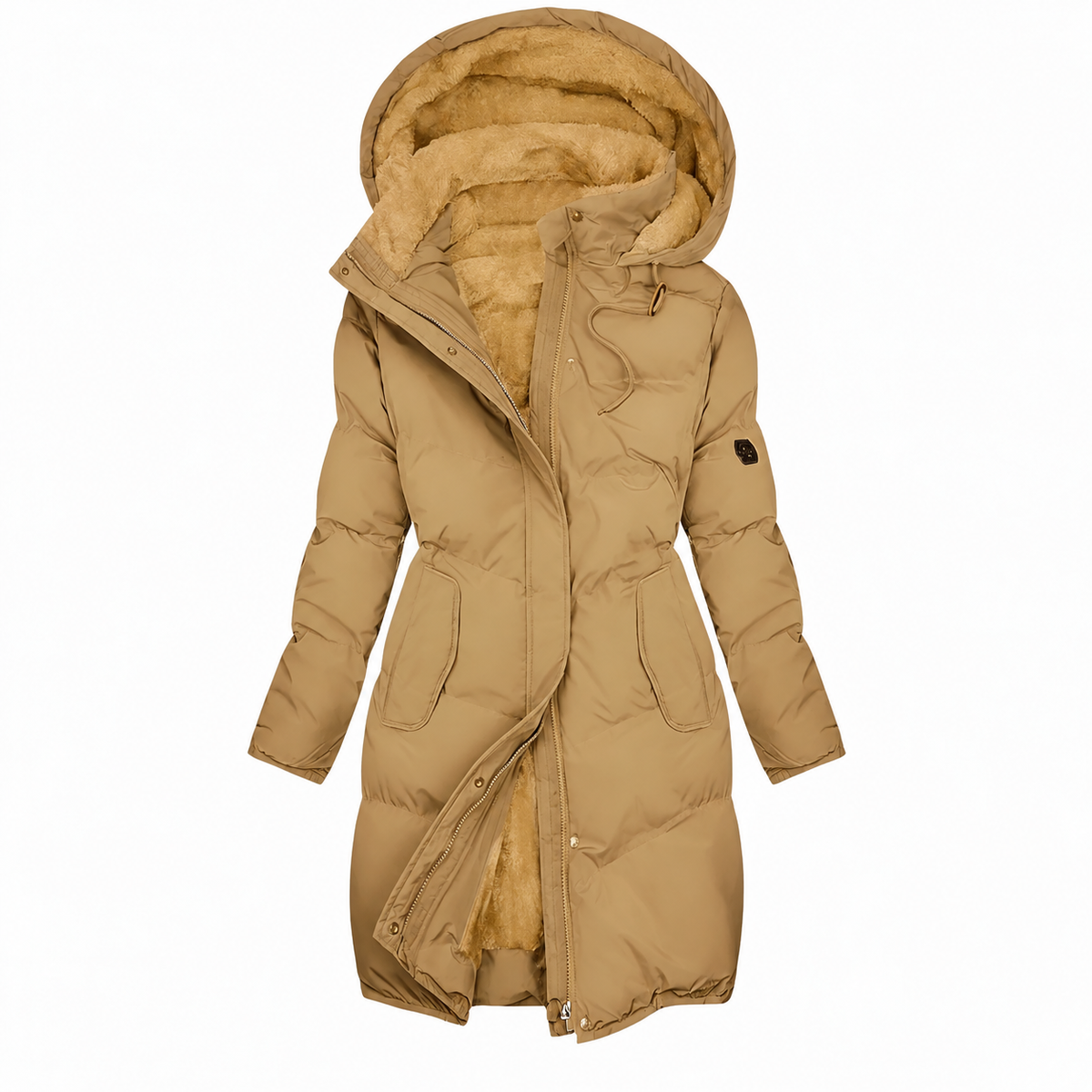 Ronja Puffer Coat — Adjustable Waist — square gallery photo — en-p3-m6