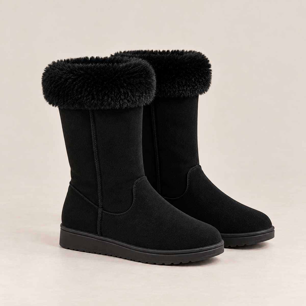 Yrsa Boots — Faux-Fur Cuffs — gallery view 1, square [en-p6-m0]
