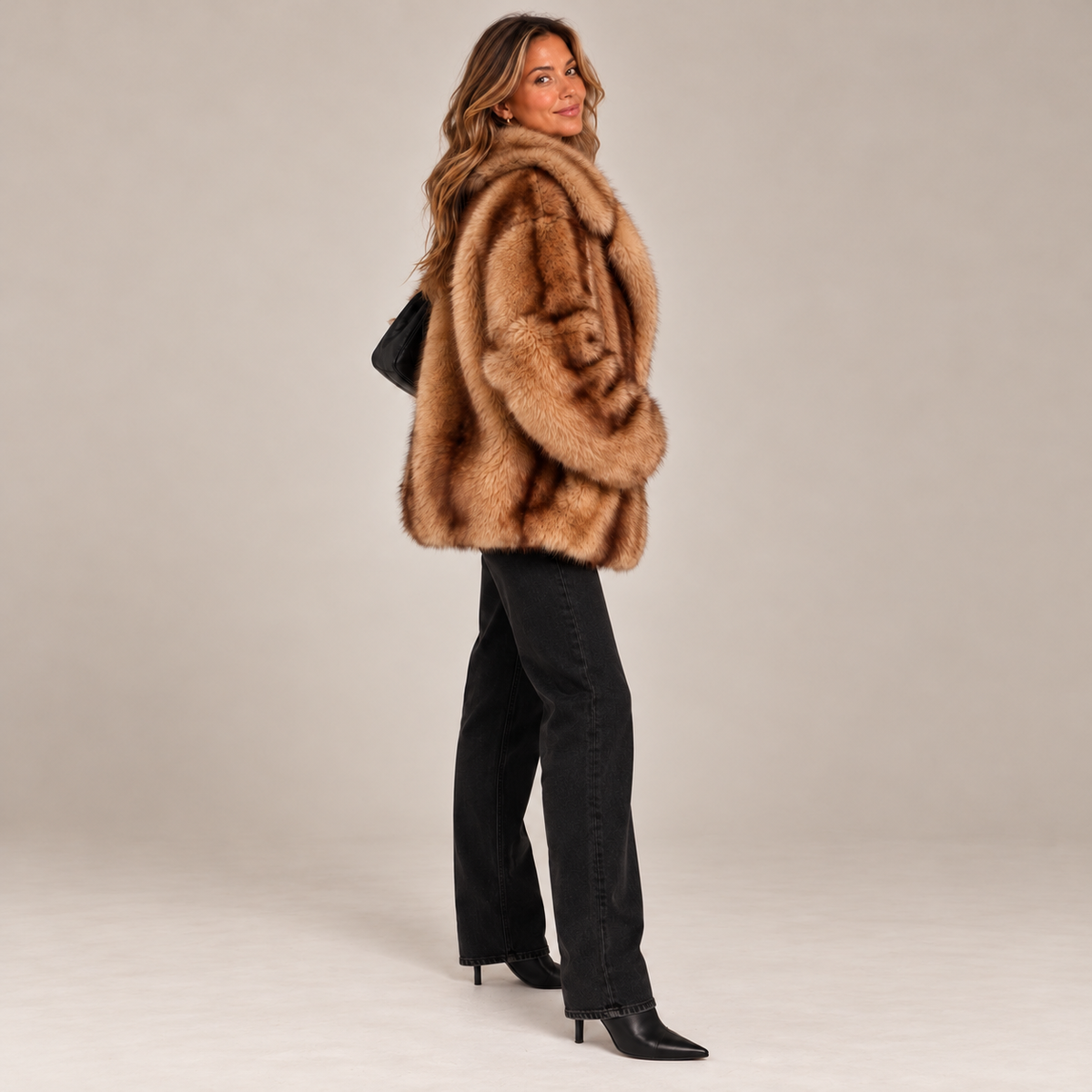 Saga Coat — Plush Faux Fur — gallery view 3, square [en-p9-m2]