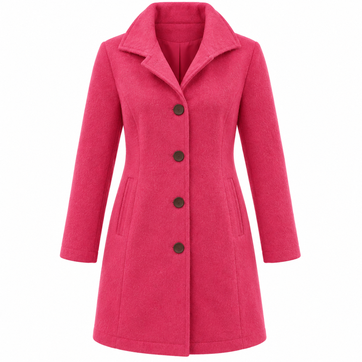 Agnès Coat — Notched Lapels — Pink — product only on white background — en-p12-m19