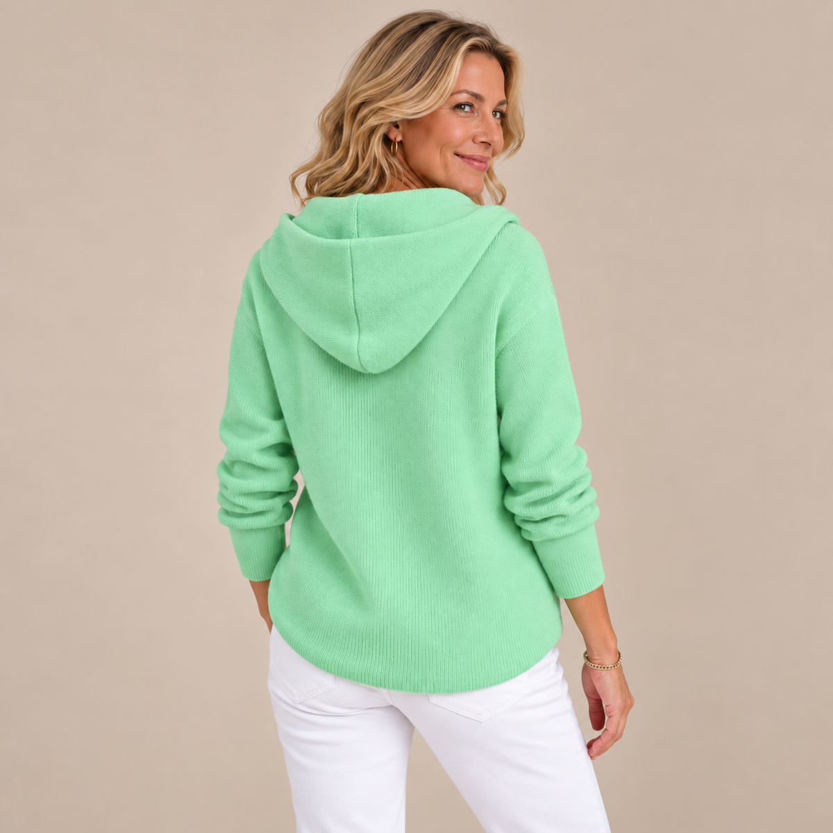 Alma Cardigan — Hooded Button Front — gallery photograph — en-p13-m1