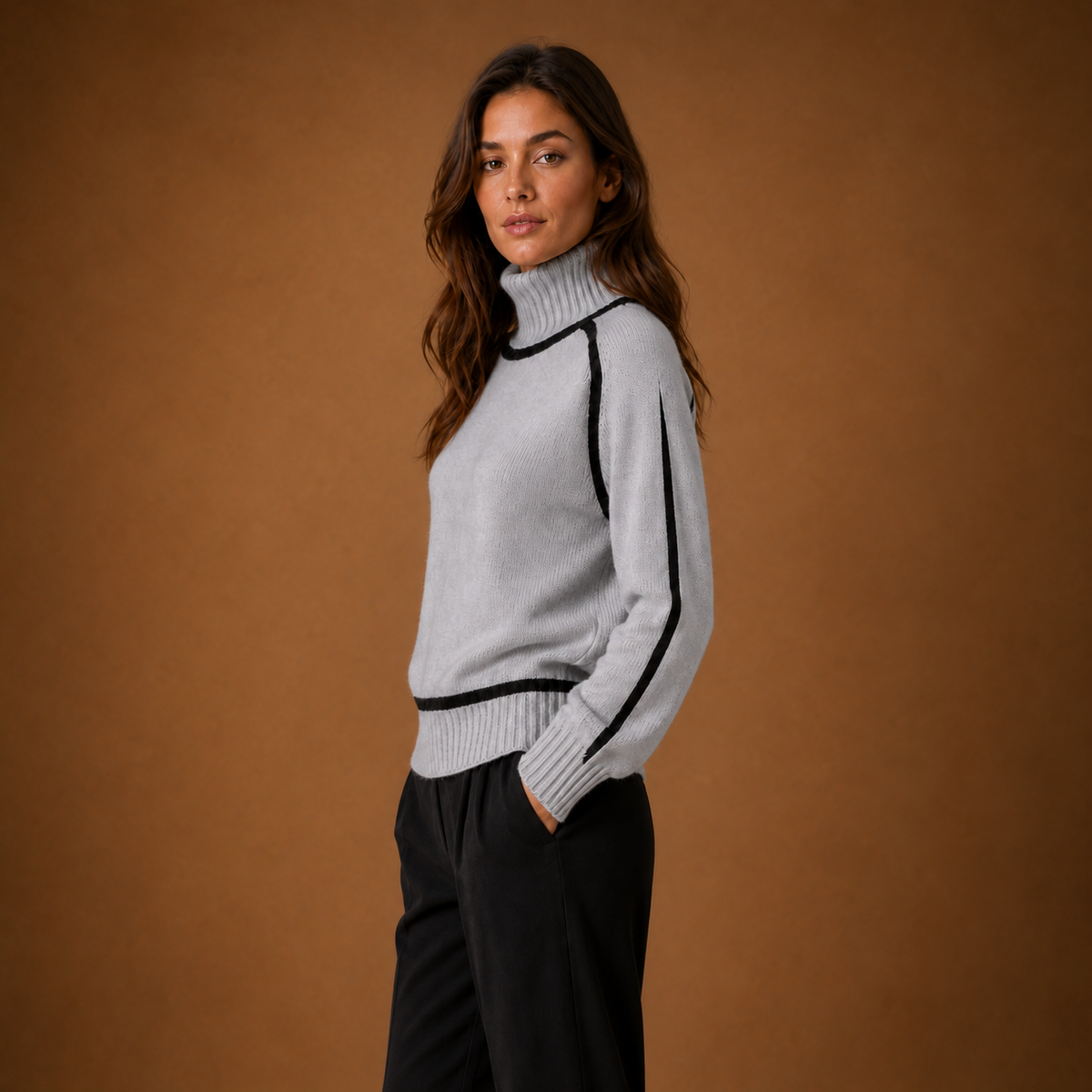 Elin Jumper — Contrast Trim — photo 2 — en-p19-m1