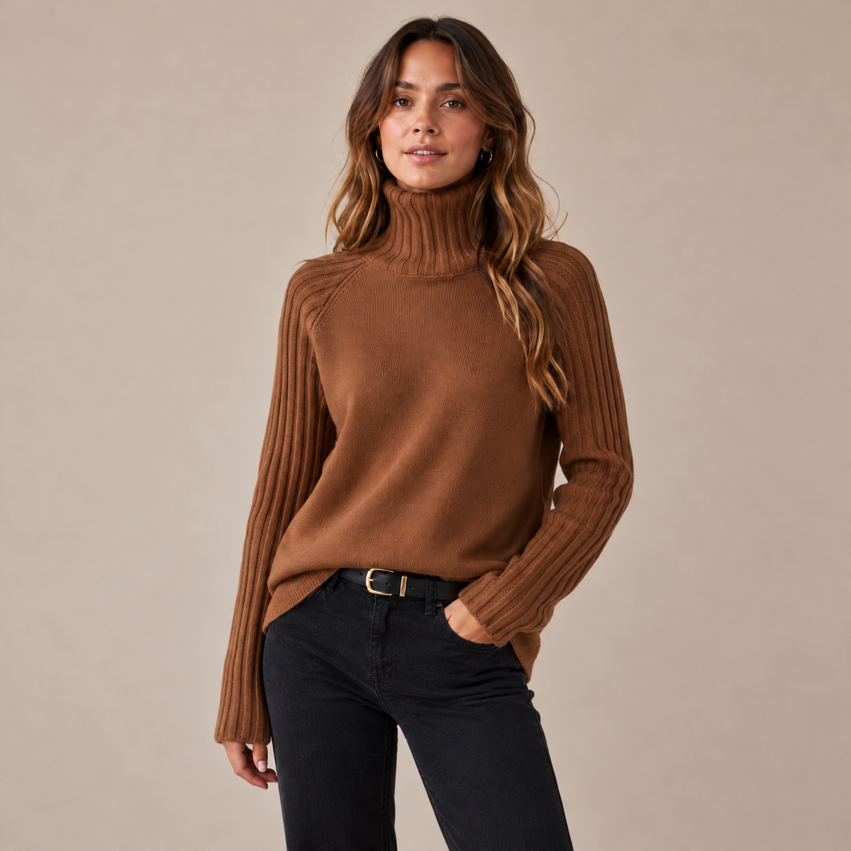 Nora Jumper — Ribbed Roll Neck — photo 3 — en-p22-m2