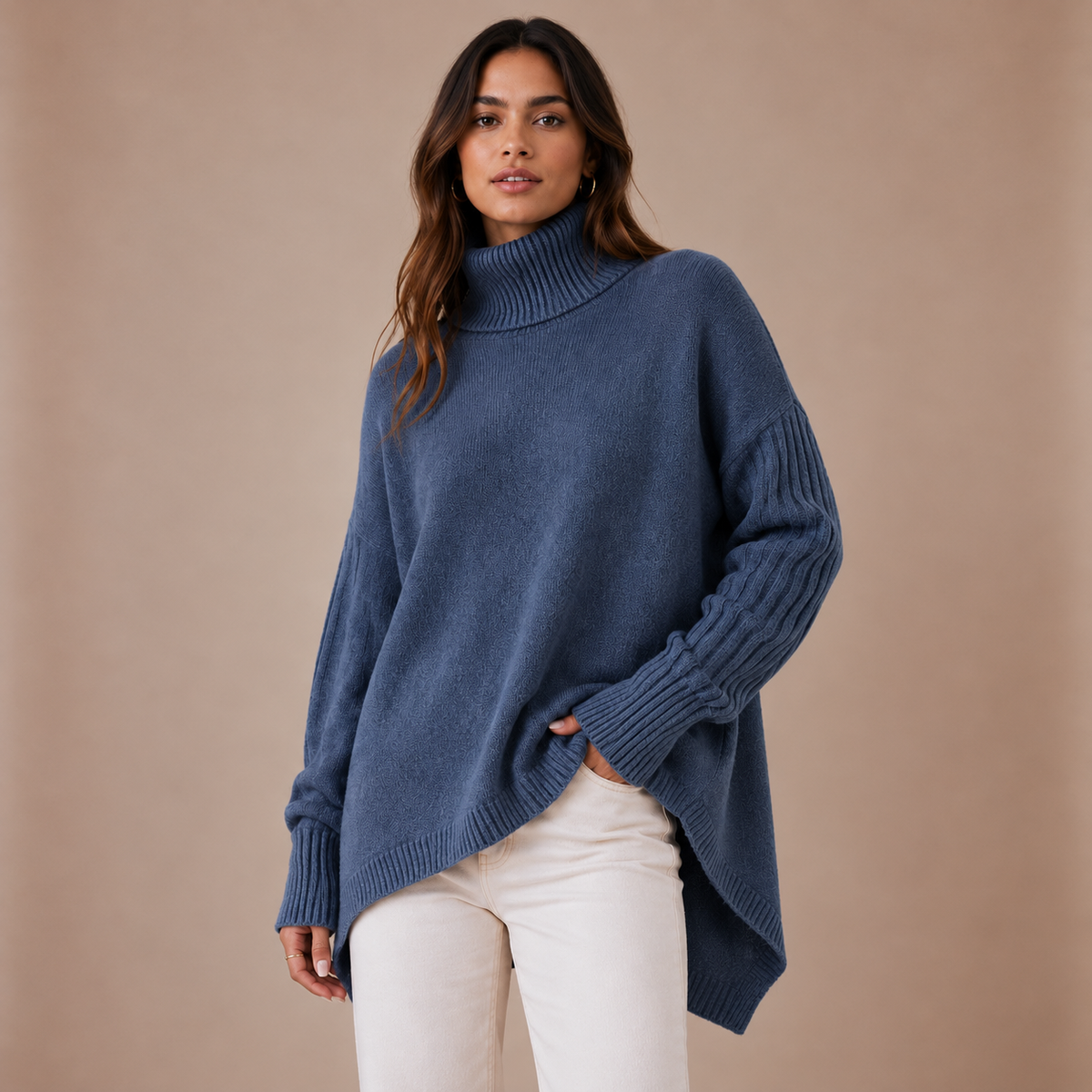 Sanna Jumper — Longline Roll Neck — photo 1 — en-p23-m0