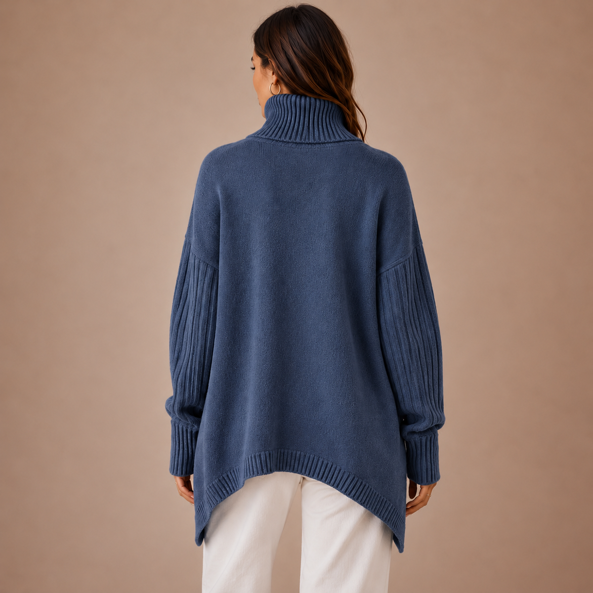 Sanna Jumper — Longline Roll Neck — photo 2 — en-p23-m1