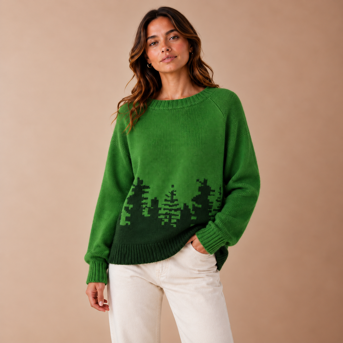 Sylva Jumper — Forest Motif — Gallery image 1 — en-p24-m0