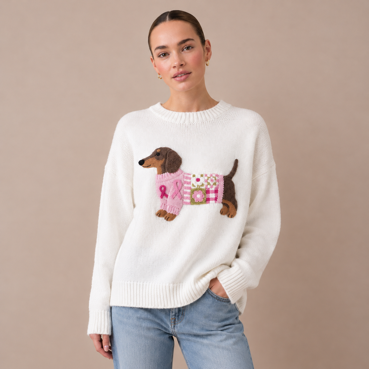 Tilda Jumper — Dachshund Motif — Gallery image 3 — en-p25-m2