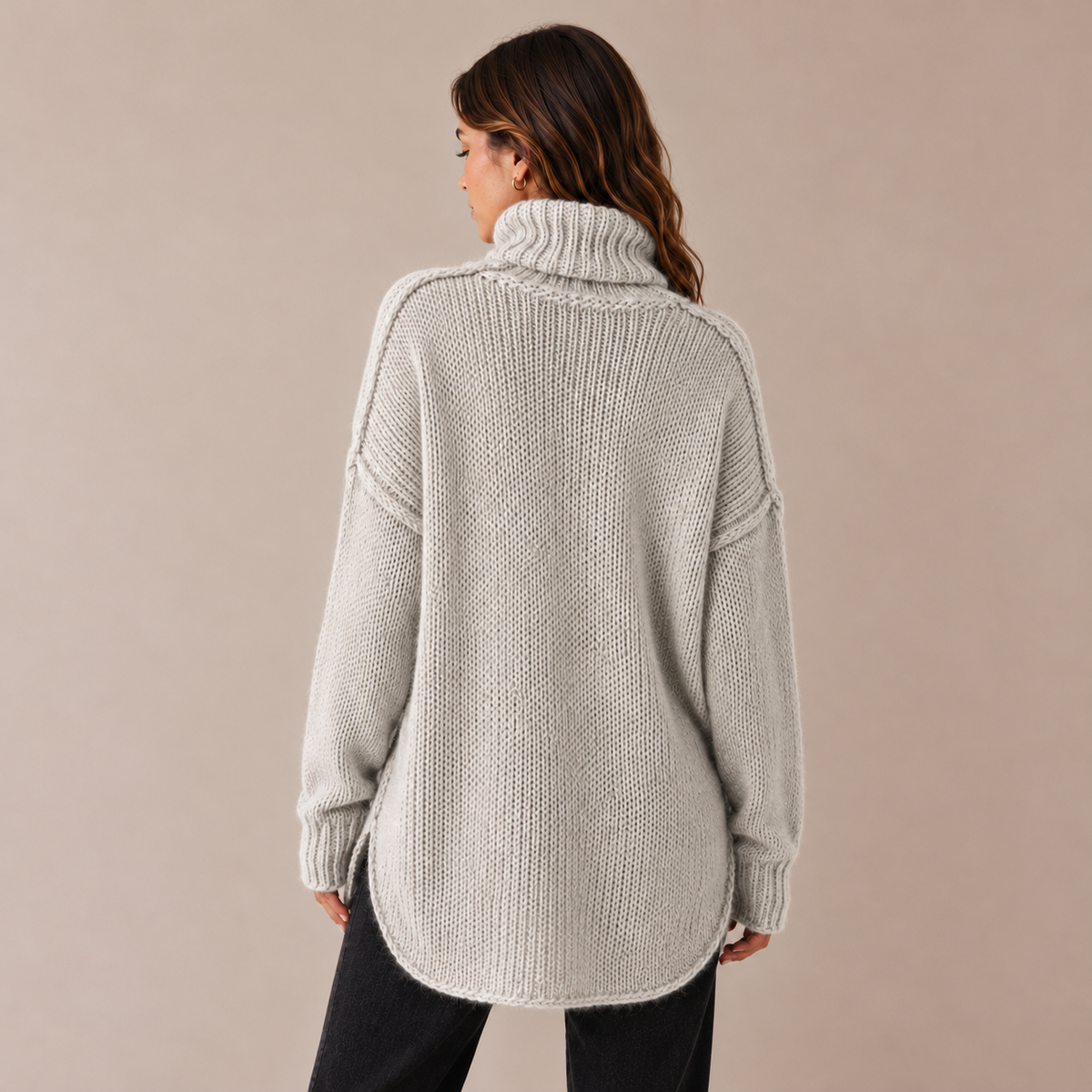 Eira Jumper — Relaxed Roll Neck — Gallery image 2 — en-p27-m1
