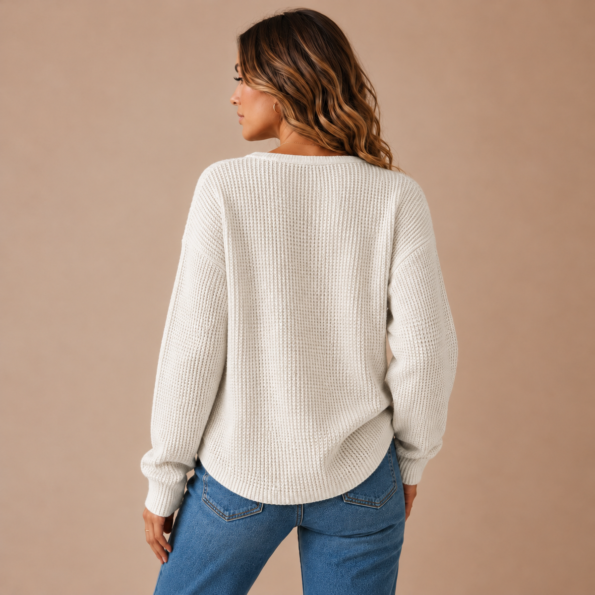 Liv Jumper — Waffle Knit — Gallery image 2 — en-p29-m1