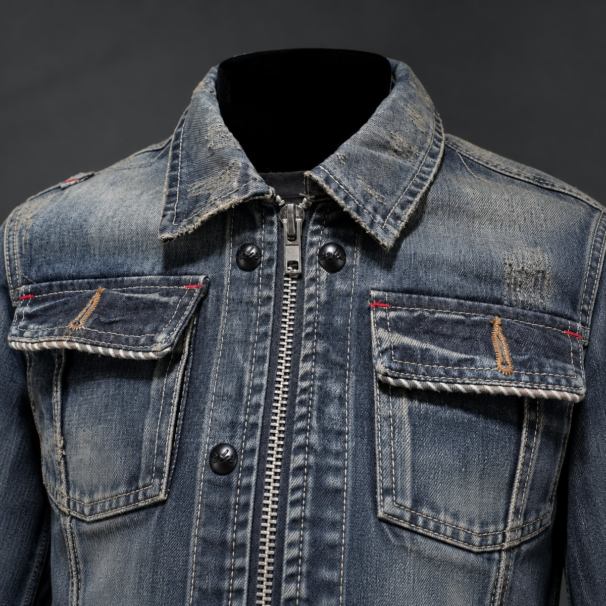 Carl Denim Jacket — Retro Finish — Square gallery view — en-p36-m4